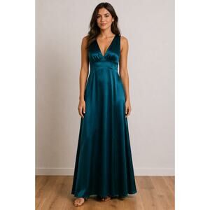Galina Signature women's Jewel Green Gown Size 12